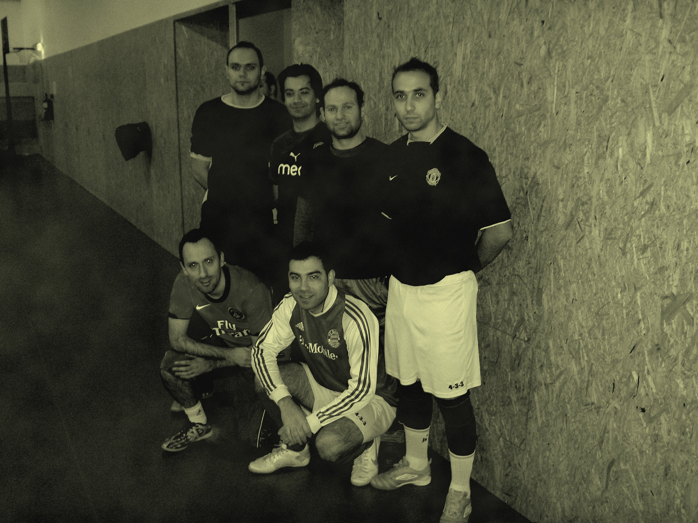 Foto da equipa de futsal 17/09/2011